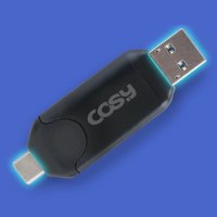 코시 타입C USB3.0 PC 겸용 OTG 마이크로 SD 핸드폰 카드리더기