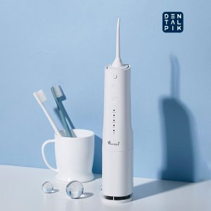 덴탈픽 휴대용 무선 치아 물치실 치솔 치간 세척기 워터 구강세정기 물양치 360ml
