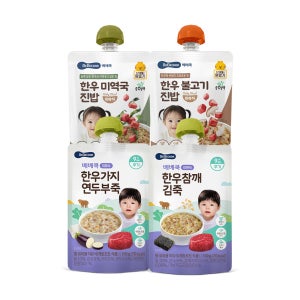 [베베쿡] 실온이유식 후기/완료기 파우치형 1박스 (100g x 10개입)