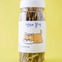 강아지 수제 애견 노견 반려견 간식 개간식 명태꿀꺽 50g