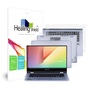 에이수스 비보북 TP412FA 저반사 지문방지 액정보호필름 1매 외부3종세트