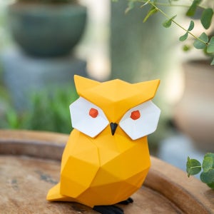 마블 부엉이 인형 인테리어 소품 장식 인형 재물운 선물용 노랑 부엉이