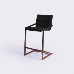 델 가죽 바체어 아일랜드식탁 높은 디자인 홈바 누벅블랙 의자