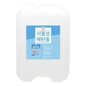맑을담 에탄올 소독용알콜 84% 대용량 20L