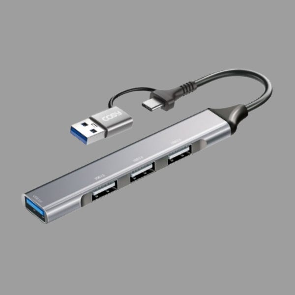 USB 3.0 4포트 C타입 허브 / PC 노트북 맥북 충전 멀티허브 확장 분배기