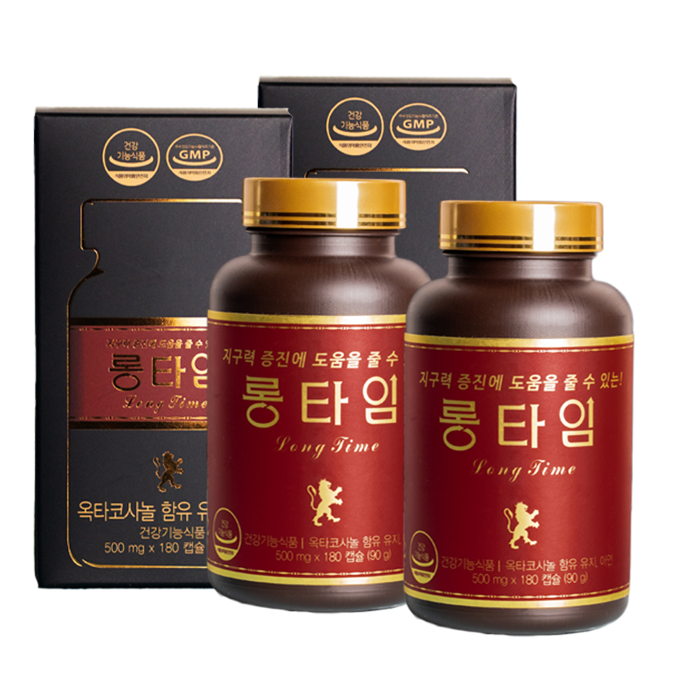 NEW [1+1] 지금은 강해질 시간 롱타임 아연 옥타코사놀 마카 아르기닌 남성 정력