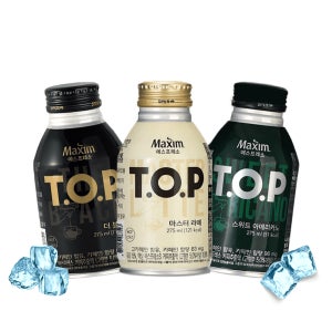 맥심 티오피 커피 마스터라떼 더블랙 스위트아메리카노 275ml 10캔+10캔 20캔 캔커피