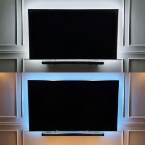 TV 간접조명 재단이 필요없는 LED 바 무드등 분위기전환 홈인테리어 RGB 화이트 2종