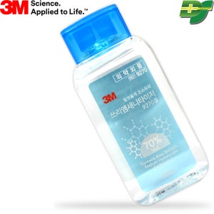 3M 손소독제 새니타이저 겔 9270 휴대용 60ml 1개 에탄올 70% 손 세정 소독