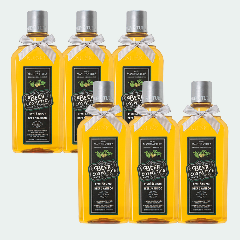 <b>마뉴팍투라</b> 맥주샴푸 스페셜세트 300ml 6개 천연 약산성 단백질 두피 지성