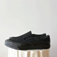 아사히 데크슈즈 ASAHI DECK SLIP-ON VENTILE - 블랙