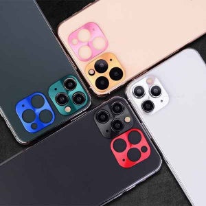 아이폰11 PRO MAX 카메라 메탈 스틸 인덕션 보호 필름 커버