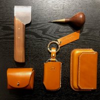 기아차 신형 수제가죽 스마트키홀더 차키(LEATHER KEY HOLDER-KIA)