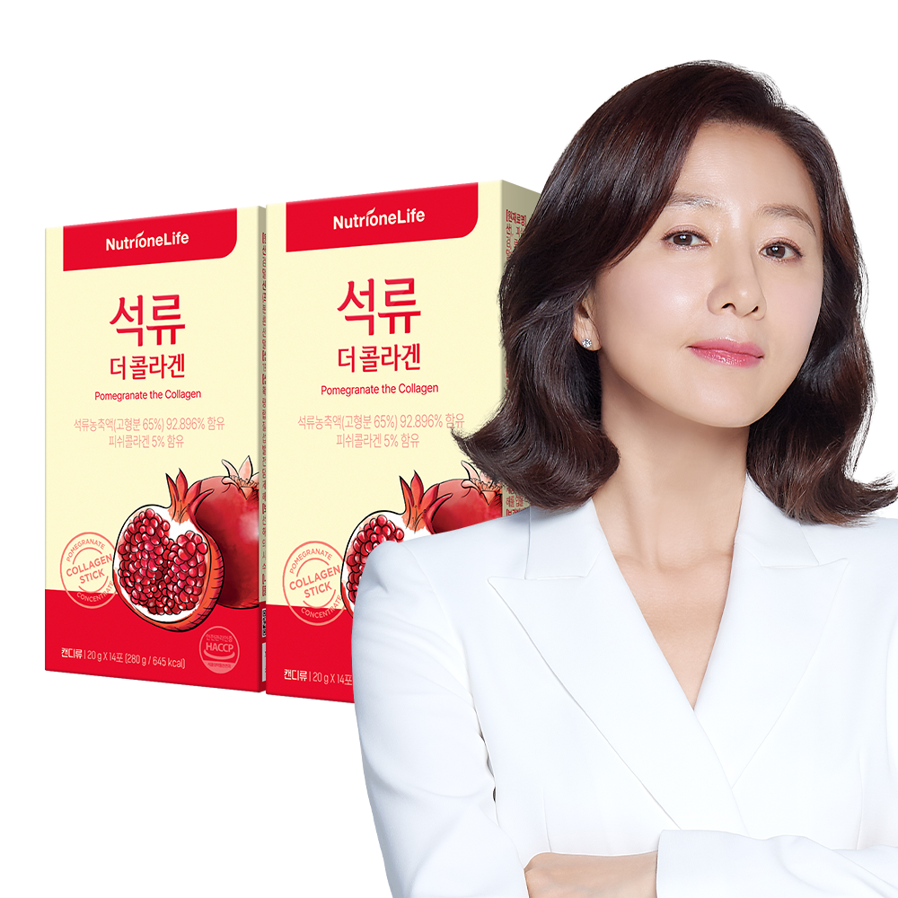 뉴트리원 김희애 석류 더 콜라겐 14포, 2개