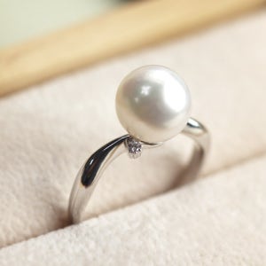 14k 18k 혼주 한복 레이어드 40대 데일리 모던 담수 해수 진주반지