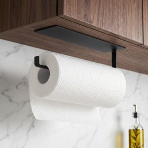 무타공 키친타올걸이 주방정리노하우 랩 행주 휴지 홀더