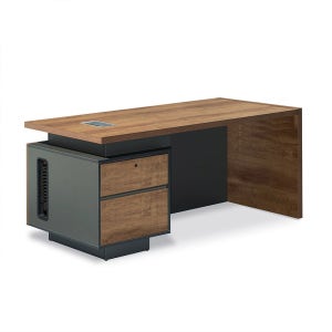 로건 사무실 중역 책상 4 좌형 W1600