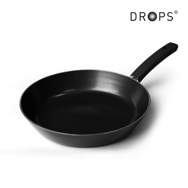 드롭스(DROPS) 인덕션 IH 블랙 28cm 프라이팬