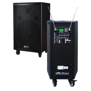 GRACE EG-410 충전식 이동형 앰프 무선 2채널 400Mhz 200와트USB BT