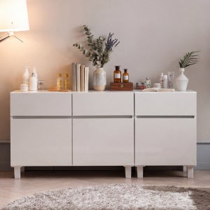 높은 거실장 1500 TV다이 북유럽 티비장 서랍형 거실수납장 트리사 SJLS1810