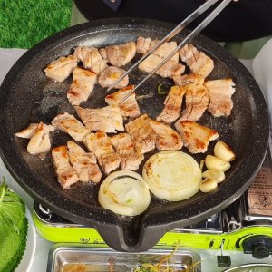 삼겹살 업소용 고기 불판 가정용 판 중 34cm