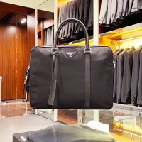 프라다 트라이앵글 로고 클래식 나일론 브리프케이스 / PRADA TRIANGLE LOGO CLASSIC NYLON BRIEFCASE [2VE368 2E9S]