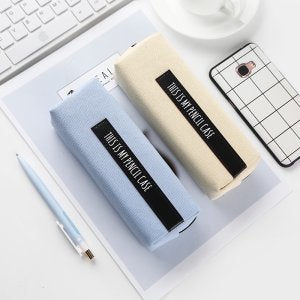 심플캔버스 문구 수납 파우치 새학기 준비물 필통