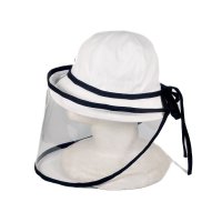 PVC 코로나 모자 탈부착 커버 성인 아동 방역모자 안면보호 비닐커버