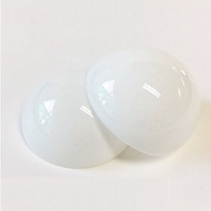 유백색무테아크릴반구 3cm~25cm 테두리가없는반구