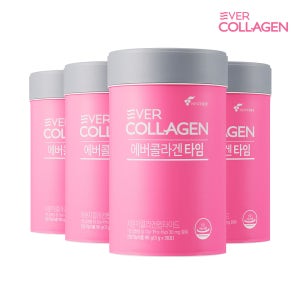 에버콜라겐 타임 4개월분 먹는 저분자 피쉬 콜라겐 펩타이드 기능성
