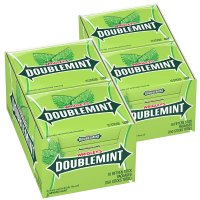 Wrigley’s Doublemint Chewing Gum 리글리 더블민트 츄잉껌 15개입 10팩+10팩