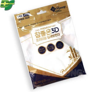 참좋은 3D 프리미엄 입체 방한대 마스크 화이트 1개