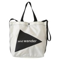 앤드원더 코듀라 빅 로고 토트백 and wander