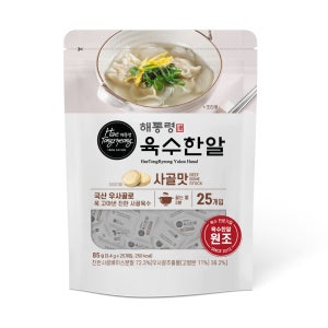 해통령 육수한알 코인육수 사골맛 85g 25개입