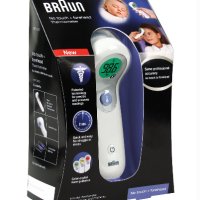Braun 비접촉식 디지털 온도계 NTF3000 화이트
