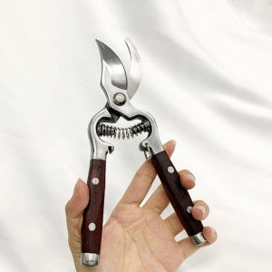 엔틱 클래식 우드 예쁜 손잡이 나무 전지 전정 가위 (제고보유)