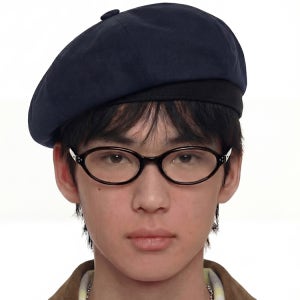 [언더컨트롤 베레모] 팔각 웨빙 스트랩 무지 면 빵모자 네이비