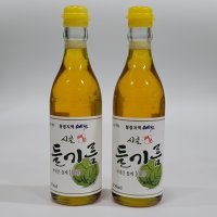 예천들기름 350ml x 2병 (청정지역 예천 들깨 100%) 저온착유 50년전통 (선물포장 선택 가능)