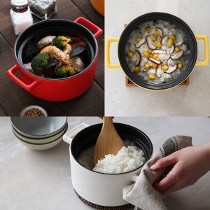 맛있는 밥짓기 이중뚜껑 돌솥냄비 솥밥(2종류)