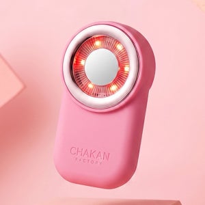 갈바닉 LED 피부마사지기 진동클렌저 뷰티 디바이스 360도듀얼팟