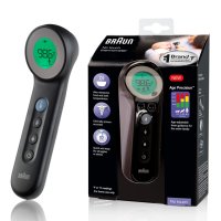 [브라운][Braun] 비접촉식 이마 체온계_블랙_No Touch Forehead Thermometer BNT400