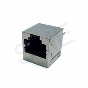 FX-W-115 RJ45 실드 모듈러 잭 8P8C 스트레이트 PCB