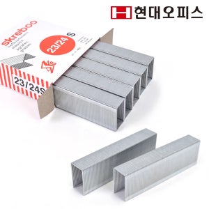 현대오피스 스테플러 심 23-24H 200매제본 1000pcs 스테플러 소모품