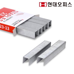 현대오피스 스테플러 심 23-13 / 100매제본 1000pcs 스테플러 소모품