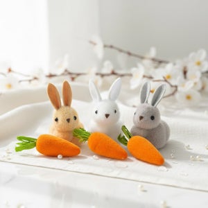 미니 토끼 모형 3P set 부활절 봄 소품