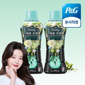 다우니 퍼품쥬얼 에메랄드 브리즈 향기부스터, 480g, 2개