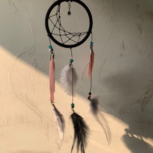 여자친구 200일 300일 선물 취업 퇴사선물 달모양 드림캐쳐 (8cm)