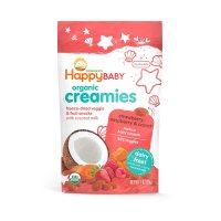 [1개]Happy Baby Creamies 딸기 라즈베리 당근 28g