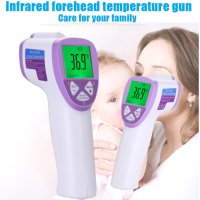 (해외)디지털 온도계 적외선 아기,어린이, 성인 비 접촉 이마 몸 표면 온도계 lcd termometro 온도 측정기