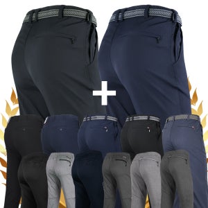 1+1 가을 겨울 남자 골프복 운동복 작업복 등산복 반바지 팬츠 무지 티셔츠 바지 빅사이즈 KPC22-2알파인멜란지트레이닝